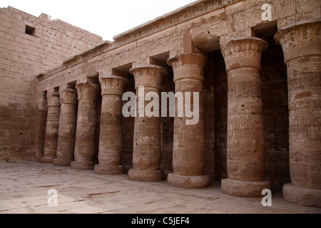 Tempel von König Ramses III (Stadt von Habu) Stockfoto