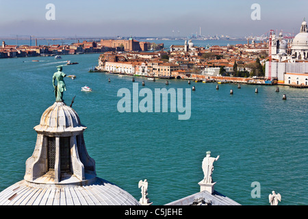 Italien Venedig-06 APR 2011: Venedig Szene vom Glockenturm der Kirche von San Giorgio Maggiore Stockfoto