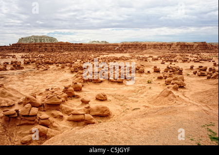 Hoodoos (Goblins) im Goblin Valley State Park, Utah, USA Stockfoto