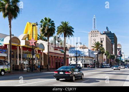 Blick auf Hollywood, Los Angeles, Kalifornien, USA Stockfoto