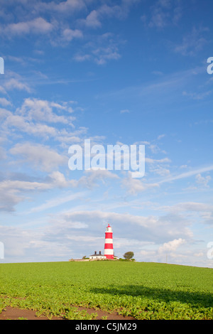 Happisburgh Leuchtturm an einem Sommertag Stockfoto