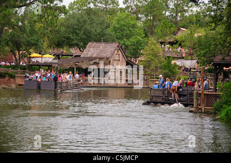 Tom Sawyer Insel Zauberreich Walt Disney World Resort Orlando Florida parks Stockfoto