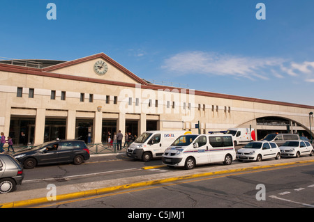 Der Bahnhof Marne-La-Vallée im Disneyland Paris in Frankreich Stockfoto