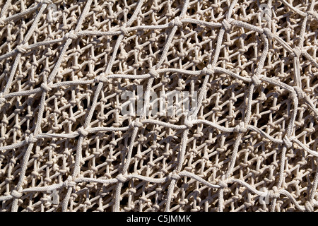 Fischernetze und Tackle in Port Andratx aus Mallorca Balearen-Insel Stockfoto