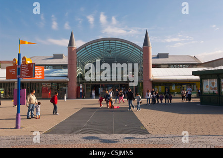 Der Bahnhof Marne-La-Vallée im Disneyland Paris in Frankreich Stockfoto