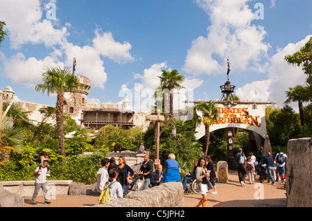 Die Piraten der Karibik fahren im Disneyland Paris in Frankreich Stockfoto