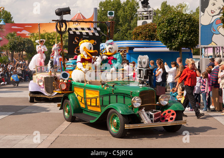 Die Stars ' n ' Cars parade im Disneyland Paris in Frankreich Stockfoto