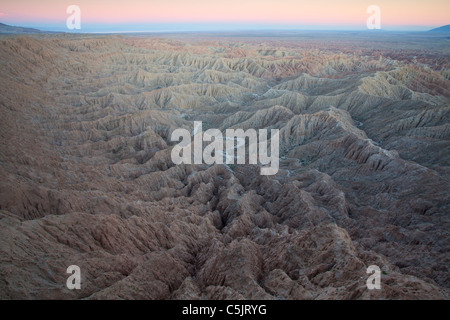 Schriftarten-Punkt, Anza-Borrego Desert State Park, Kalifornien. Stockfoto