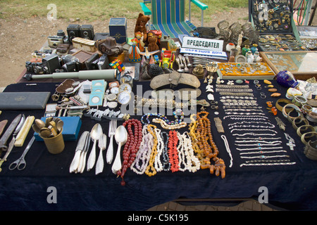 Flohmarkt, Sofia, Bulgarien Stockfoto