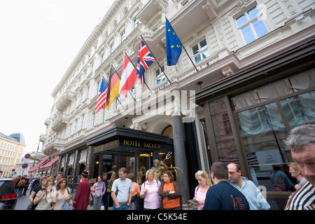 Hotel Sacher Wien, Wien, Österreich Stockfoto