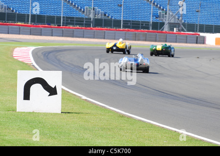 Stirling Moss Trophy für Pre-61 Sportscars - Silverstone Classic Stockfoto