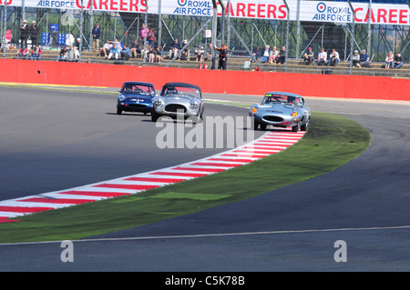 RAC Tourist Trophy für historische Fahrzeuge - Silverstone Classic Stockfoto