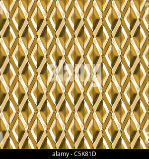 Golden gestempelt Metall Textur, die sich nahtlos als Muster Fliesen. Stockfoto