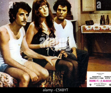 Dramma della gelosia - tutti i particolari in cronaca Jahr: 1970 Italien Marcello Mastroianni, Monica Vitti Regie: Ettore Scola Stockfoto