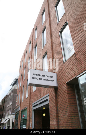 Die Passstelle in Molesworth Street in Dublin Irland Stockfoto