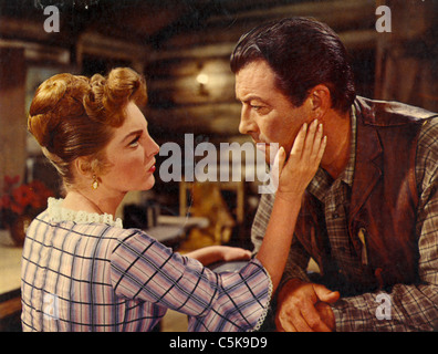 Sattel der Wind Jahr: 1958 USA Regie: Robert Parrish Julie London, Robert Taylor Stockfoto