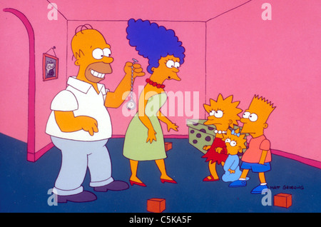 Die Simpsons TV-Serie 1989-???? USA von Matt Groening Animation erstellt Stockfoto