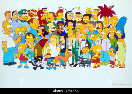 Die Simpsons TV-Serie 1989-???? USA von Matt Groening Animation erstellt Stockfoto