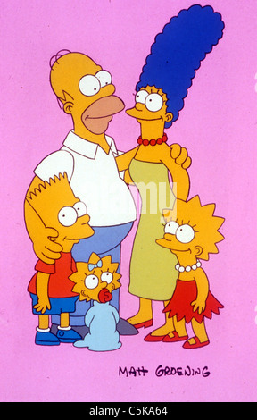 Die Simpsons TV-Serie 1989-???? Von Matt Groening Animation erstellt Stockfoto