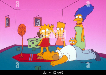 Die Simpsons TV-Serie 1989-???? Von Matt Groening Animation erstellt Stockfoto