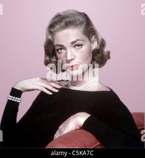 Lauren Bacall. Us-amerikanische Schauspielerin, 1958 Stockfoto