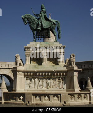 Stephan i. von Ungarn oder Saint Stephen (969-1038). Erste christliche König Ungarns (1000-1038). Stockfoto