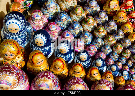 Matroschka Puppen, St. Petersburg, Russland Stockfoto