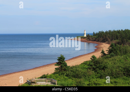 Leuchtturm am Cape Jourimain, New Brunswick, Kanada Stockfoto