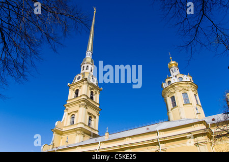 Die St. Peter und St. Paul Kathedrale, St. Petersburg, Russland Stockfoto