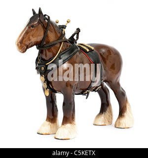 Vintage Beswick Porzellan Shire horse Stockfoto