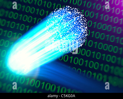 binären stream Stockfoto