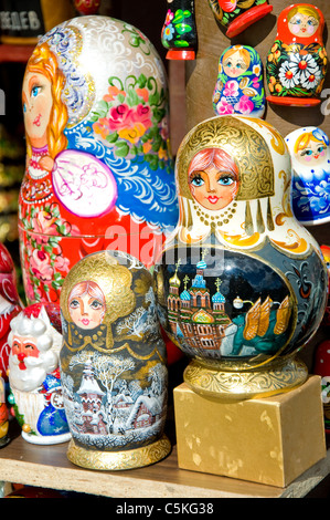 Matroschka Puppen, St. Petersburg, Russland Stockfoto