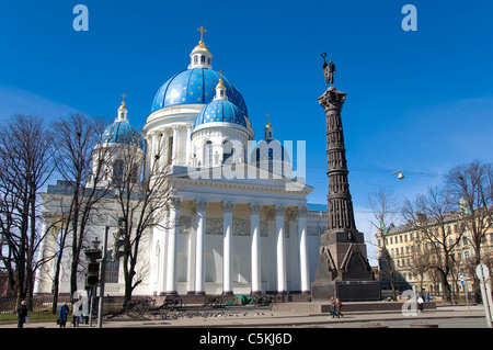 Die Heiligen Dreifaltigkeits-Kathedrale, Sankt Petersburg, Russland Stockfoto