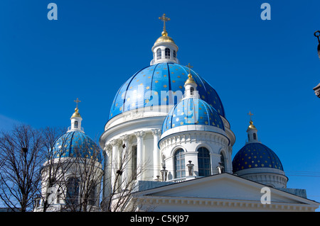 Die Heiligen Dreifaltigkeits-Kathedrale, Sankt Petersburg, Russland Stockfoto