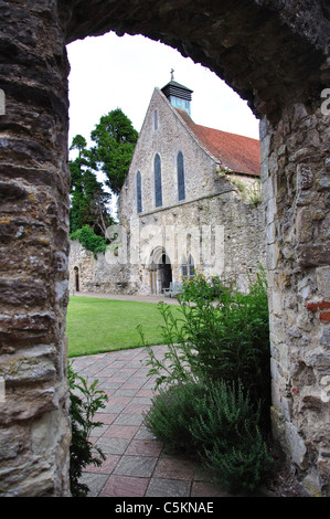 Pfarrkirche von Beaulieu Abbey, Beaulieu, neue Forstrevier, Beaulieu, Hampshire, England, Vereinigtes Königreich Stockfoto