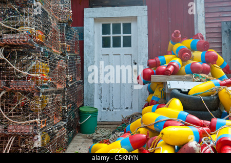 Stadt von Stonington Maine USA Stockfoto