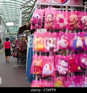 Marktstände in Singapurs chinatown Stockfoto