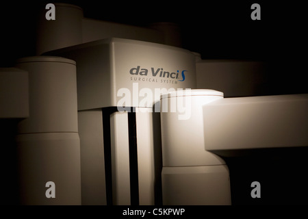 DaVinci S Roboterchirurgie Edosocopy.  Roboter-Chirurgie. Moderne Praxen. State Of The Art Roboter assistierte Chirurgie. Stockfoto