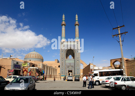 Freitags-Moschee (14. Jahrhundert), Yazd, Iran Stockfoto