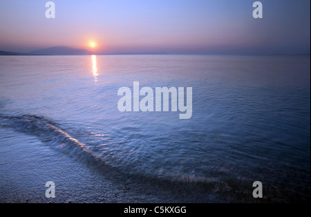 Nea Vrasna, Griechenland, Juli, Sommer, in den frühen Morgenstunden. Stockfoto