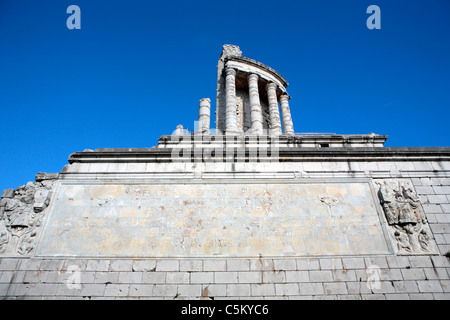 Römische Denkmal Trophee des Alpes, La Turbie, Provence, Frankreich Stockfoto