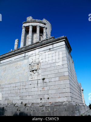 Römische Denkmal Trophee des Alpes, La Turbie, Provence, Frankreich Stockfoto