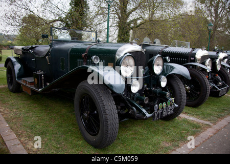 Bentley Oldtimer Autos, spezielle Sportwagen Stockfoto