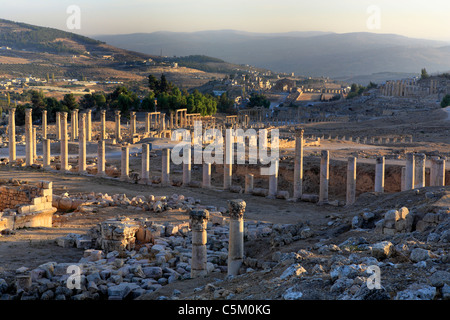 Ruinen des antiken Gerasa (2.-6. Jahrhundert), UNESCO-Weltkulturerbe, Jerash, Jordanien Stockfoto
