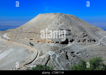 Festung von Herodes dem großen (12:00), Machaerus, in der Nähe von Madaba, Jordanien Stockfoto