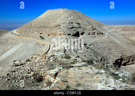 Festung von Herodes dem großen (12:00), Machaerus, in der Nähe von Madaba, Jordanien Stockfoto