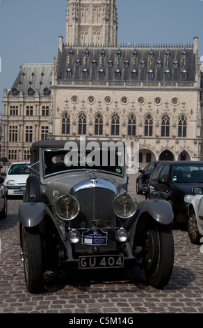 16. Jahrhundert, Arras Place des Héros Town Hall Tower, Frankreich Stockfoto