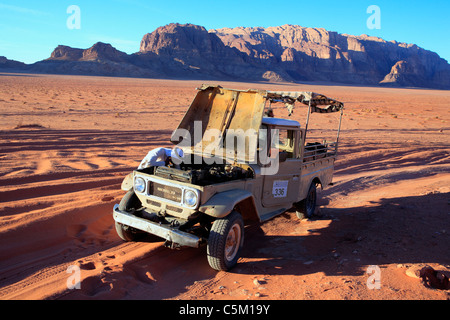 Wadi Rum Wüste, Jordanien Stockfoto