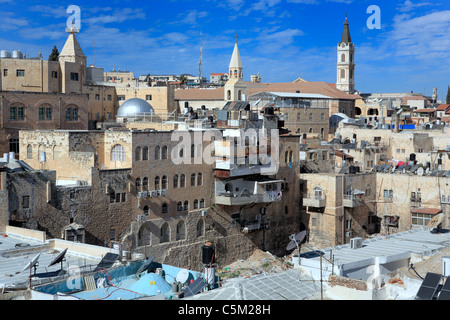 Blick auf die Stadt, Jerusalem, Israel Stockfoto