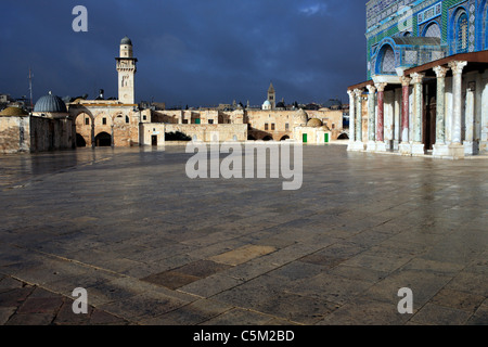 Haube des Felsens (685-691), Jerusalem, Israel Stockfoto